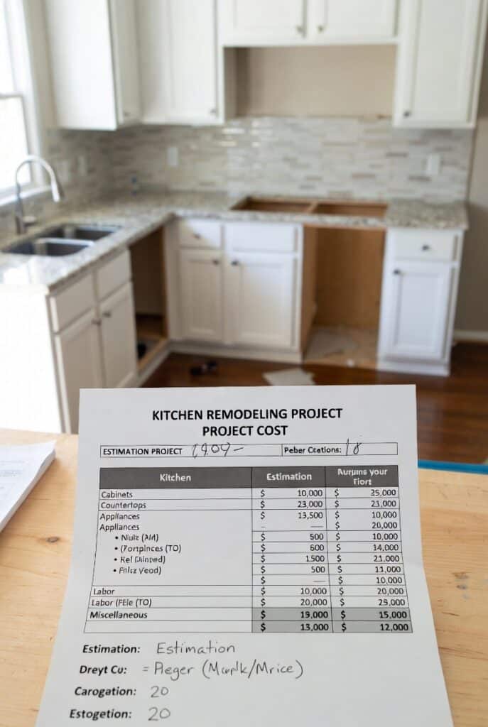 Kitchen Remodel Cost Takeoff