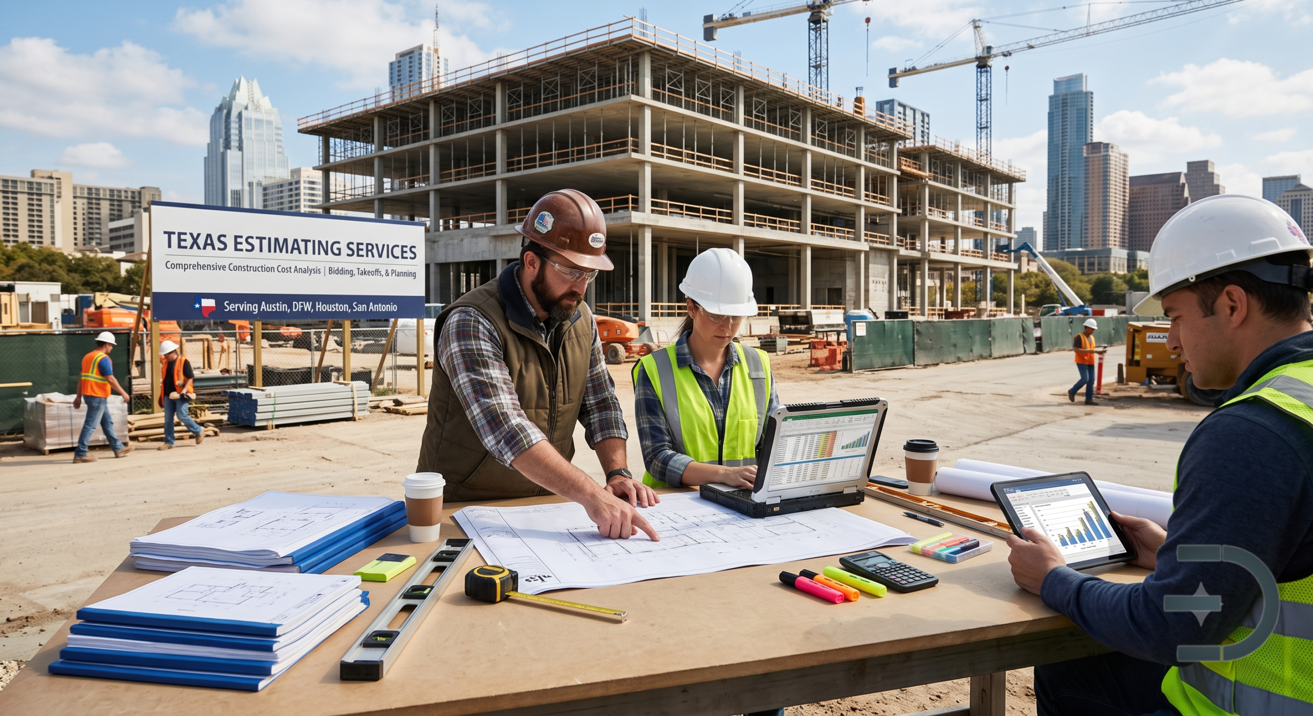 Our Comprehensive Construction Estimating Services in Texas Layout