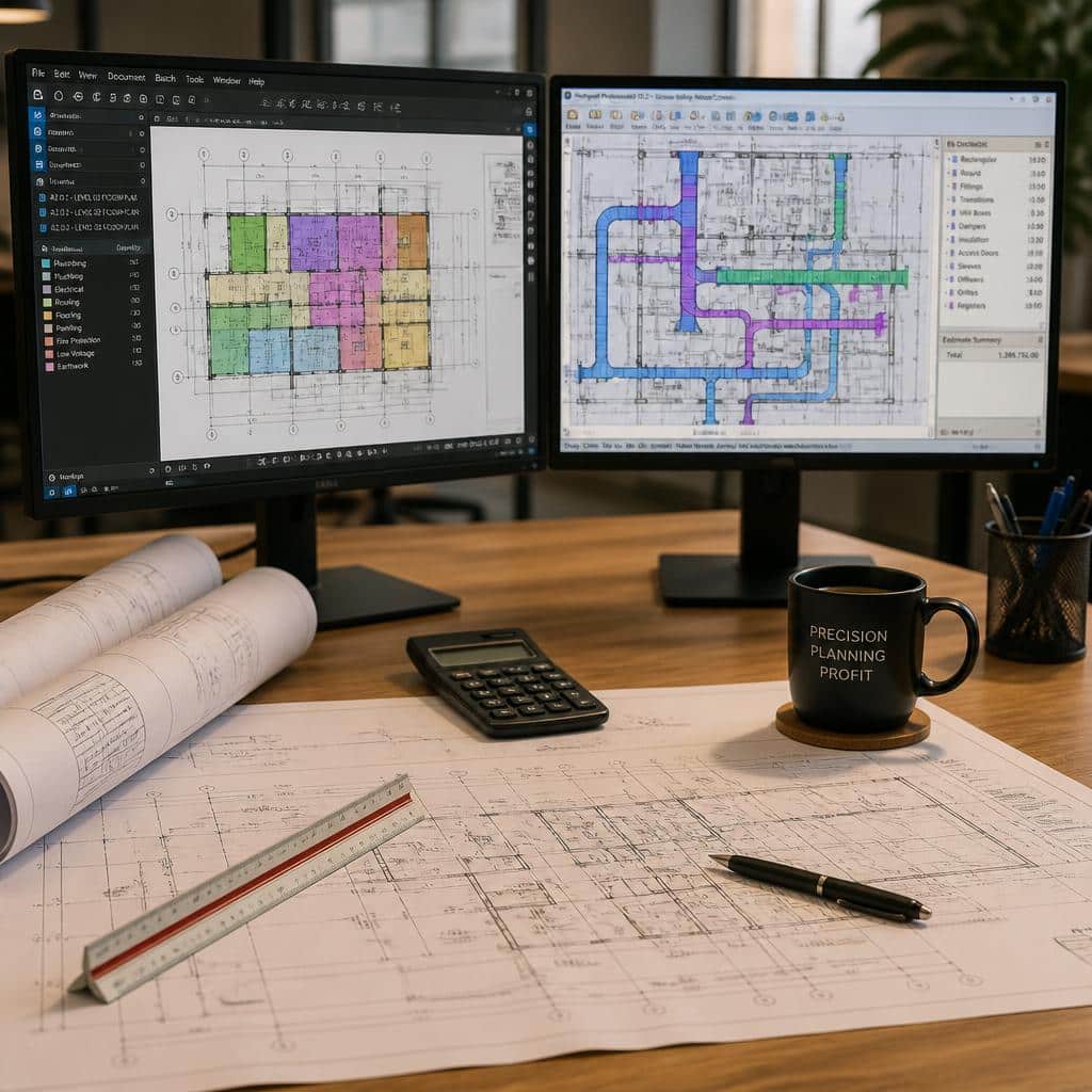 Design Estimation Digital Takeoff Workspace