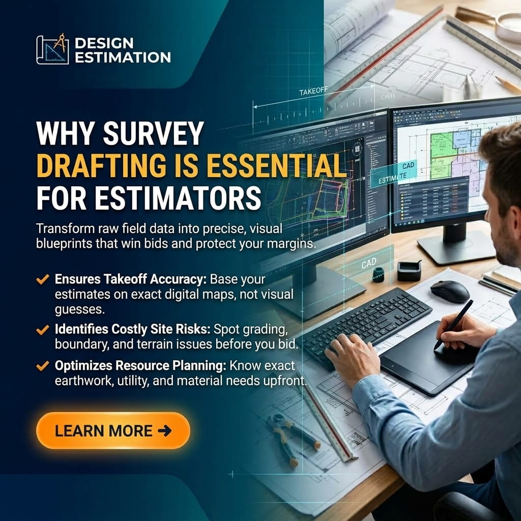 Survey Drafting Is Essential For Estimators